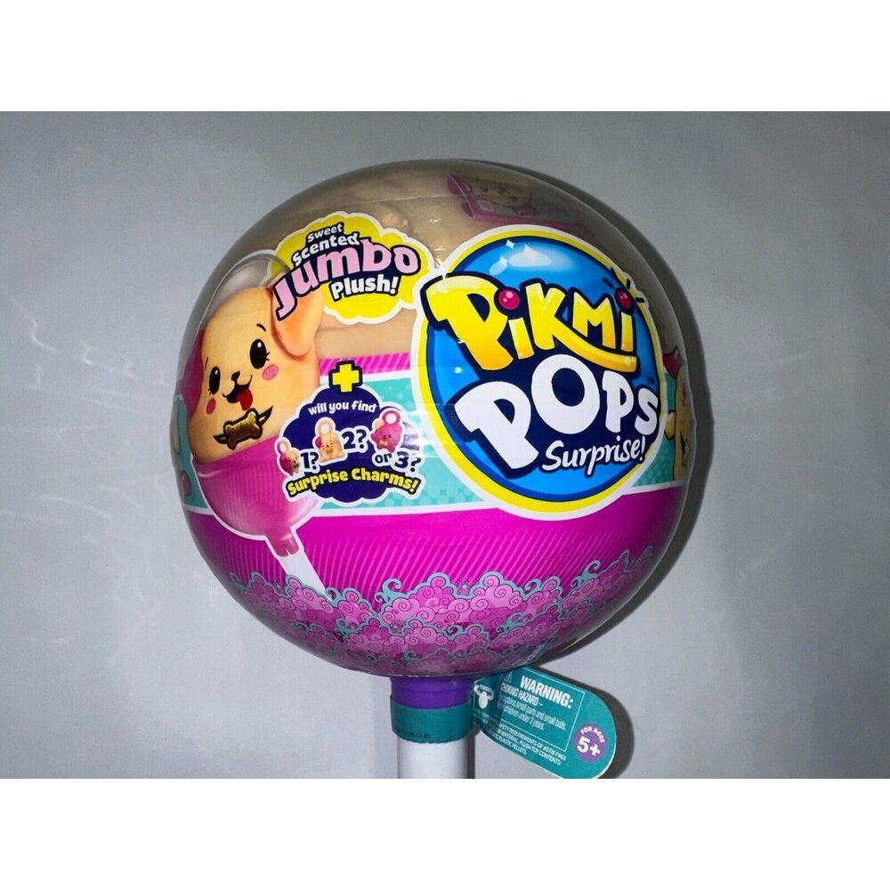 Jumbo Pikmi Pop Surprise BENTO the stretchy Dog Scented Plush NEW